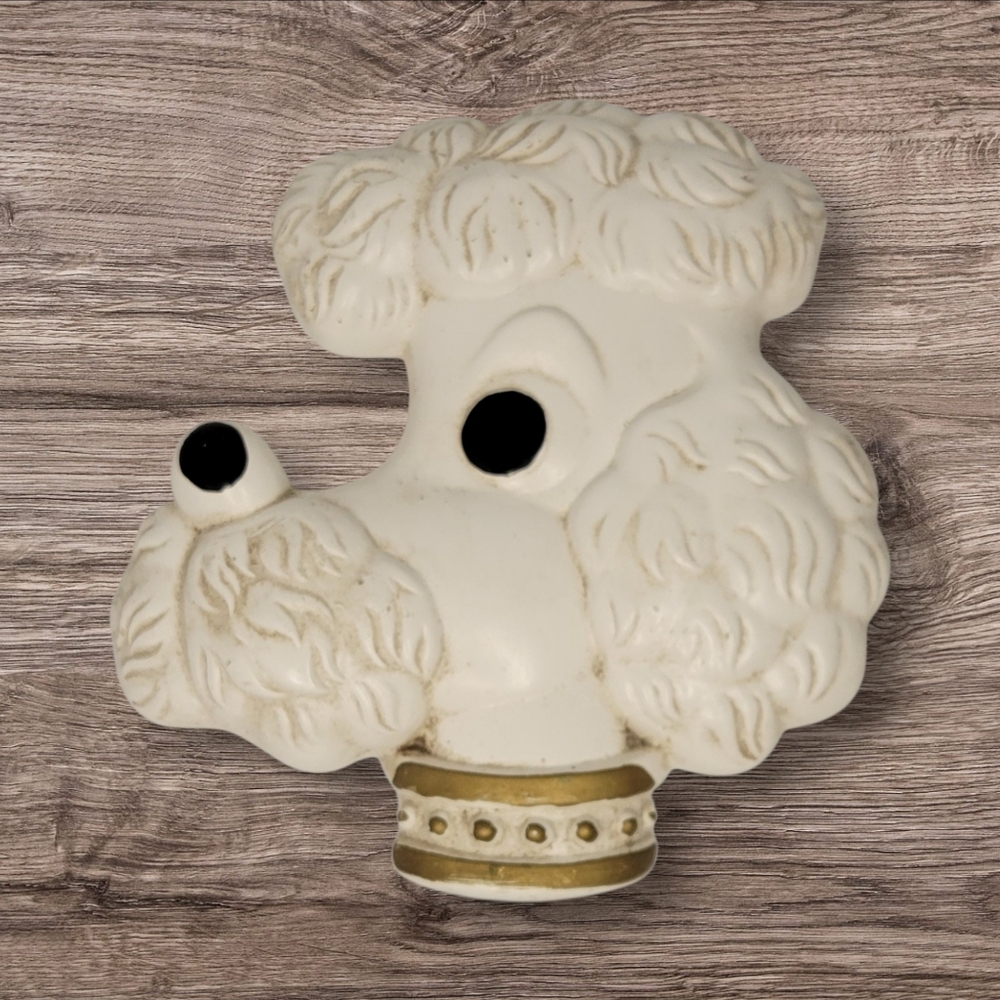▪︎Vtg Chalkware Poodle